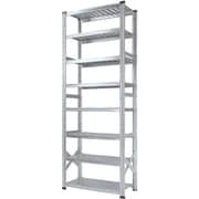 軽量 シンプル イタリア製 スチールラック 本体 幅97.7×高さ250×奥行32cm 8段 MS9258d3