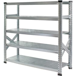 軽量 シンプル イタリア製 スチールラック 本体 幅112.7×高さ118×奥行32cm 5段 MS11125d3