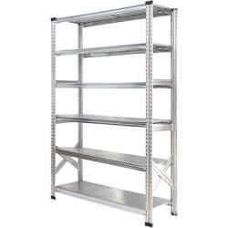 軽量 シンプル イタリア製 スチールラック 本体 幅112.7×高さ184×奥行32cm 6段 MS11186d3