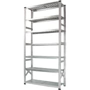 軽量 シンプル イタリア製 スチールラック 本体 幅112.7×高さ250×奥行32cm 7段 MS11257d3