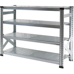 軽量 シンプル イタリア製 スチールラック 本体 幅127.7×高さ104.8×奥行32cm 4段 MS12104d3