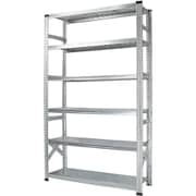 軽量 シンプル イタリア製 スチールラック 本体 幅127.7×高さ197.2×奥行32cm 6段 MS12196d3
