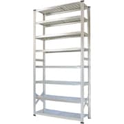 軽量 シンプル イタリア製 スチールラック 本体 幅127.7×高さ250×奥行32cm 8段 MS12258d3