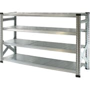 軽量 シンプル イタリア製 スチールラック 本体 幅142.7×高さ91.7×奥行32cm 4段 MS1494d3