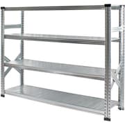 軽量 シンプル イタリア製 スチールラック 本体 幅142.7×高さ118×奥行32cm 4段 MS14124d3