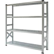 軽量 シンプル イタリア製 スチールラック 本体 幅142.7×高さ157.6×奥行32cm 4段 MS14154d3