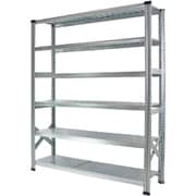 軽量 シンプル イタリア製 スチールラック 本体 幅142.7×高さ184×奥行32cm 6段 MS14186d3