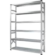 軽量 シンプル イタリア製 スチールラック 本体 幅142.7×高さ197.2×奥行32cm 6段 MS14196d3
