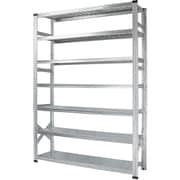 軽量 シンプル イタリア製 スチールラック 本体 幅142.7×高さ236.8×奥行32cm 7段 MS14237d3