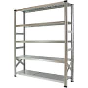 軽量 シンプル イタリア製 スチールラック 本体 幅157.7×高さ184×奥行32cm 5段 MS15185d3