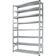 軽量 シンプル イタリア製 スチールラック 本体 幅157.7×高さ250×奥行32cm 8段 MS15258d3