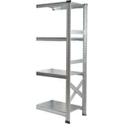 軽量 シンプル イタリア製 スチールラック 連結用 幅67.7×高さ157.6×奥行32cm 4段 MS6154d3s