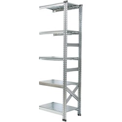 軽量 シンプル イタリア製 スチールラック 連結用 幅67.7×高さ184×奥行32cm 5段 MS6185d3s