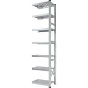 軽量 シンプル イタリア製 スチールラック 連結用 幅67.7×高さ250×奥行32cm 7段 MS6257d3s