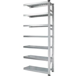 軽量 シンプル イタリア製 スチールラック 連結用 幅97.7×高さ197.2×奥行32cm 7段 MS9197d3s