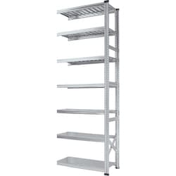 軽量 シンプル イタリア製 スチールラック 連結用 幅97.7×高さ250×奥行32cm 7段 MS9257d3s