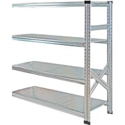 軽量 シンプル イタリア製 スチールラック 連結用 幅112.7×高さ118×奥行32cm 4段 MS11124d3s