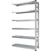 軽量 シンプル イタリア製 スチールラック 連結用 幅112.7×高さ197.2×奥行32cm 6段 MS11196d3s