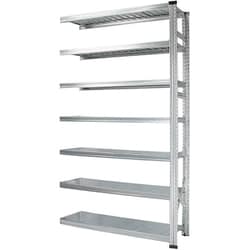軽量 シンプル イタリア製 スチールラック 連結用 幅112.7×高さ210.4×奥行32cm 7段 MS11217d3s