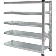 軽量 シンプル イタリア製 スチールラック 連結用 幅127.7×高さ118×奥行32cm 5段 MS12125d3s