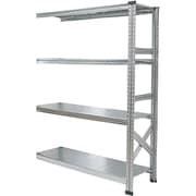 軽量 シンプル イタリア製 スチールラック 連結用 幅127.7×高さ157.6×奥行32cm 4段 MS12154d3s