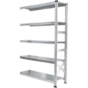 軽量 シンプル イタリア製 スチールラック 連結用 幅127.7×高さ184×奥行32cm 5段 MS12185d3s