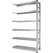 軽量 シンプル イタリア製 スチールラック 連結用 幅127.7×高さ197.2×奥行32cm 6段 MS12196d3s