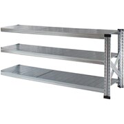 軽量 シンプル イタリア製 スチールラック 連結用 幅142.7×高さ65.3×奥行32cm 3段 MS1463d3s