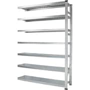 軽量 シンプル イタリア製 スチールラック 連結用 幅142.7×高さ197.2×奥行32cm 7段 MS14197d3s