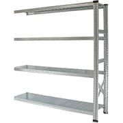 軽量 シンプル イタリア製 スチールラック 連結用 幅157.7×高さ157.6×奥行32cm 4段 MS15154d3s
