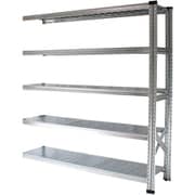 軽量 シンプル イタリア製 スチールラック 連結用 幅157.7×高さ157.6×奥行32cm 5段 MS15155d3s