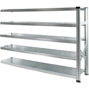 軽量 シンプル イタリア製 スチールラック 連結用 幅172.7×高さ118×奥行32cm 5段 MS17125d3s