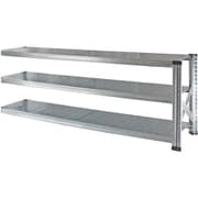 MS1863d3s [軽量 シンプル イタリア製 スチールラック 連結用 幅187.7×高さ65.3×奥行32cm 3段]