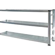 MS1893d3s [軽量 シンプル イタリア製 スチールラック 連結用 幅187.7×高さ91.7×奥行32cm 3段]