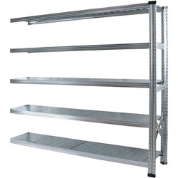 軽量 シンプル イタリア製 スチールラック 連結用 幅187.7×高さ157.6×奥行32cm 5段 MS18155d3s