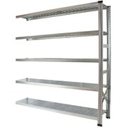MS18185d3s [軽量 シンプル イタリア製 スチールラック 連結用 幅187.7×高さ184×奥行32cm 5段]