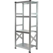 軽量 シンプル イタリア製 スチールラック 本体 幅67.7×高さ157.6×奥行40cm 4段 MS6154d4