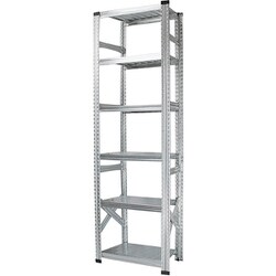 軽量 シンプル イタリア製 スチールラック 本体 幅67.7×高さ197.2×奥行40cm 6段 MS6196d4