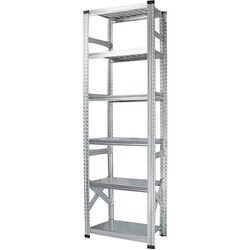 軽量 シンプル イタリア製 スチールラック 本体 幅67.7×高さ210.4×奥行40cm 6段 MS6216d4