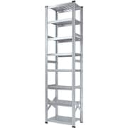 軽量 シンプル イタリア製 スチールラック 本体 幅67.7×高さ250×奥行40cm 8段 MS6258d4