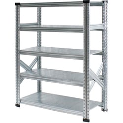 軽量 シンプル イタリア製 スチールラック 本体 幅97.7×高さ118×奥行40cm 5段 MS9125d4