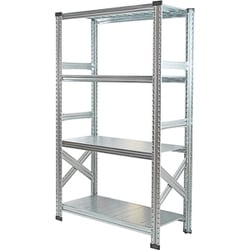軽量 シンプル イタリア製 スチールラック 本体 幅97.7×高さ157.6×奥行40cm 4段 MS9154d4