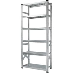 軽量 シンプル イタリア製 スチールラック 本体 幅97.7×高さ197.2×奥行40cm 6段 MS9196d4