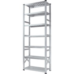 軽量 シンプル イタリア製 スチールラック 本体 幅97.7×高さ250×奥行40cm 7段 MS9257d4