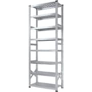 軽量 シンプル イタリア製 スチールラック 本体 幅97.7×高さ250×奥行40cm 8段 MS9258d4