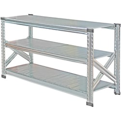 軽量 シンプル イタリア製 スチールラック 本体 幅112.7×高さ65.3×奥行40cm 3段 MS1163d4