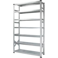 軽量 シンプル イタリア製 スチールラック 本体 幅112.7×高さ236.8×奥行40cm 7段 MS11237d4