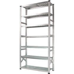 軽量 シンプル イタリア製 スチールラック 本体 幅127.7×高さ250×奥行40cm 7段 MS12257d4