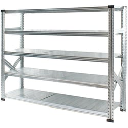 軽量 シンプル イタリア製 スチールラック 本体 幅142.7×高さ118×奥行40cm 5段 MS14125d4