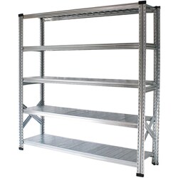 軽量 シンプル イタリア製 スチールラック 本体 幅142.7×高さ157.6×奥行40cm 5段 MS14155d4